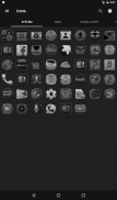 Black, Silver and Grey Icon Pack Free screenshot 23