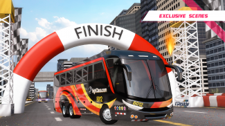 Highway Bus Racing- Traffic Bus Racer screenshot 0