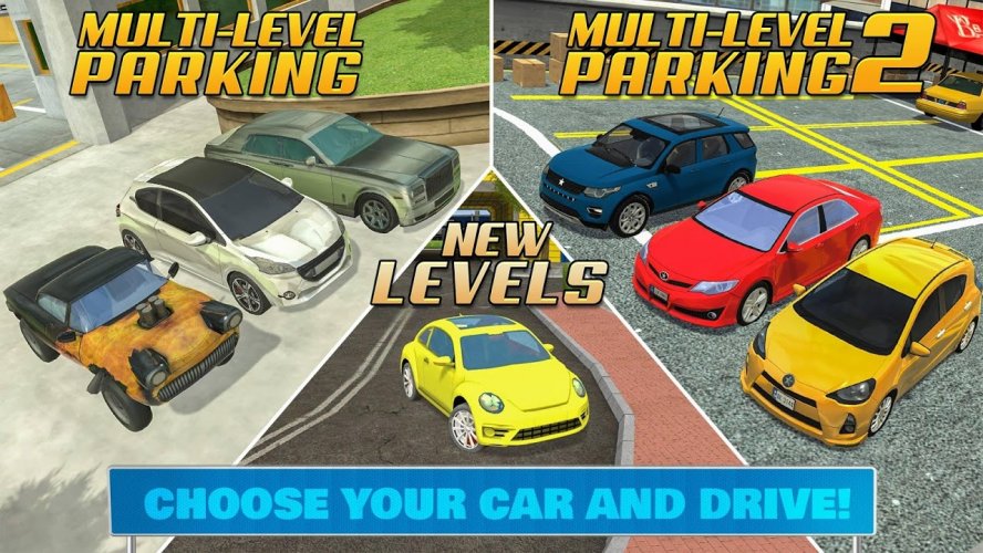 55 Multi Level Car Parking Game 2 Mod Apk  Latest