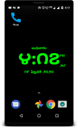 LED Digital Clock Live Wallpaper free screenshot 0