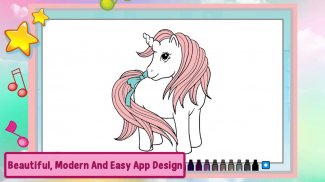 Unicorn Coloring Puzzle Games screenshot 7