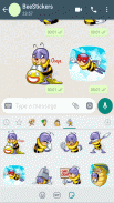 Bee Stickers - WAStickerApps screenshot 2