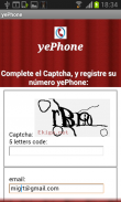 yePhone - free calls screenshot 2