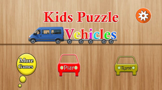 Kids Puzzle Vehicles screenshot 0