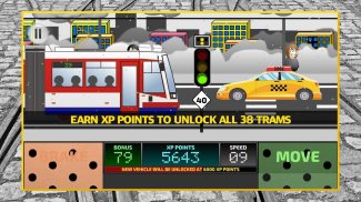 Tram Driver Simulator 2D - simulador de elétricos screenshot 4