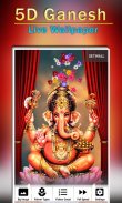 5D Ganesh Live Wallpaper - Lord Ganesh, Hindu gods screenshot 2