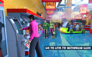 Shopping Mall Radio Taxi Driving: Supermarket Game screenshot 0