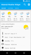 Material Weather Widget screenshot 1