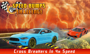 100 speed bumps challenge : car simulation screenshot 2