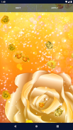 Golden Roses Live Wallpaper screenshot 4
