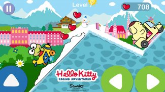 Hello Kitty araba yarışı maceraları screenshot 5