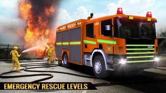 Real City Heroes Fire Fighter Games 2018 🚒 screenshot 0