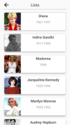 Mulheres famosas - Quiz sobre grandes mulheres screenshot 0
