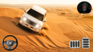Dubai desert jeep speed drifting screenshot 3