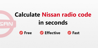 Nissan Radio Code Generator