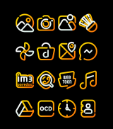 SunLine - Yellow Icon Pack screenshot 0