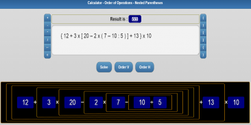 Calculator Parentheses - Order of Operations screenshot 1