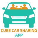 Ride- Sharing- Anwendung Icon