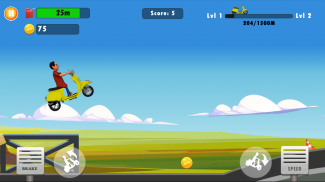 Bhide Scooter Race| TMKOC Game screenshot 0