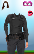 Women police suit photo editor screenshot 5