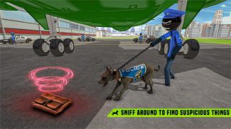 كلب بوليسي stickman محاكاة جريمة مطاردة screenshot 3