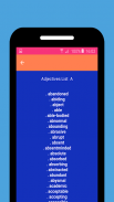English Adjectives List screenshot 3
