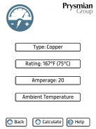 Prysmian Group Conductor Amps screenshot 1