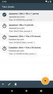 Go Clock - Go and Shogi timers screenshot 3