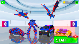 Robot Transform War Car Games screenshot 5