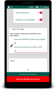 Combination - Permutation Calculator screenshot 2