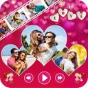 Love Photo Video Maker with Music Icon