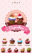 Cupcakes GO Launcher Theme screenshot 0