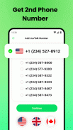 JusTalk 2nd Phone - Número screenshot 1