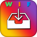 WIF Downloader for Whatsapp ,Instagram ,Facebook Icon