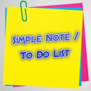 Simple Note/To Do List Icon