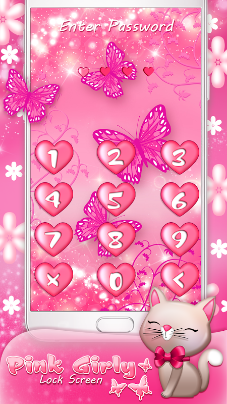 Girly Lock Screen Wallpaper for Android  Download  Cafe Bazaar
