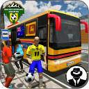 Motorista de ônibus de futebol Icon