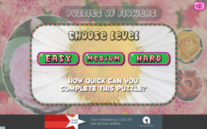 Puzzles of Flowers Free screenshot 9