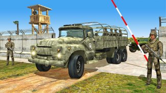 Offroad Army Truck Driving Game screenshot 4