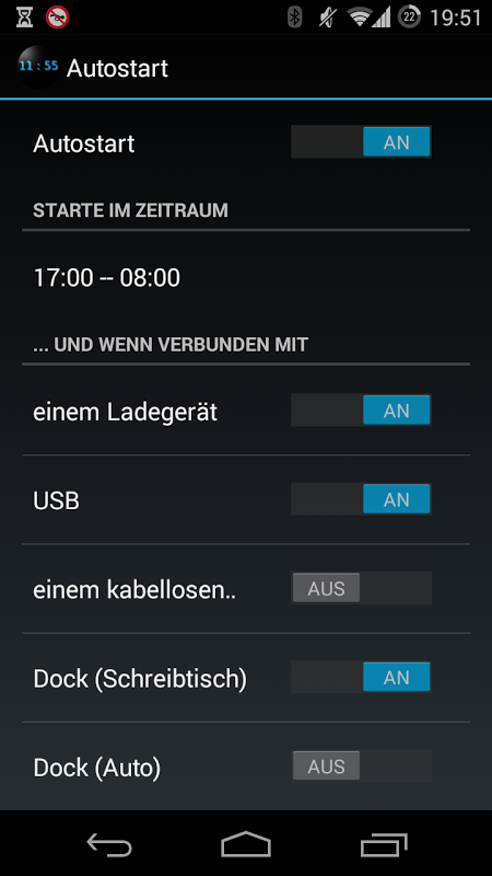 Nachtuhr für Android - Download