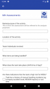 HSE Assessment screenshot 3