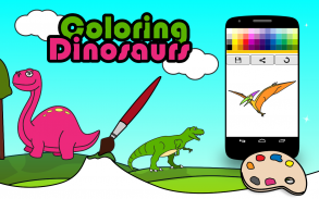 Coloring Dinosaurs screenshot 0