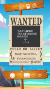 Anime Pirate Wanted Poster screenshot 2