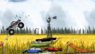 Stickman Downhill Monstertruck screenshot 1