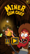 Miner Gem Cart-Sliding unblock screenshot 1