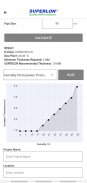 Superlon Thickness Calculation screenshot 2