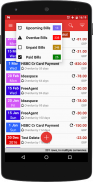 Bills Reminder: track Payments & store Receipts screenshot 1