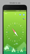 Compass Free (latitude and longitude coordinates) screenshot 3