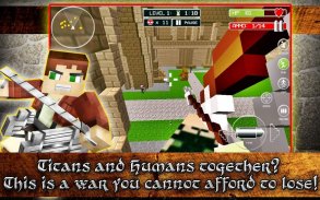 Titan Attack on Block Kingdom screenshot 11