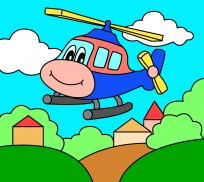 Coloring pages for children : transport screenshot 9